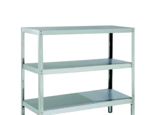 Parry S-Steel RACK3S 1200X400X1200, 3 x shelves. - islandcatering