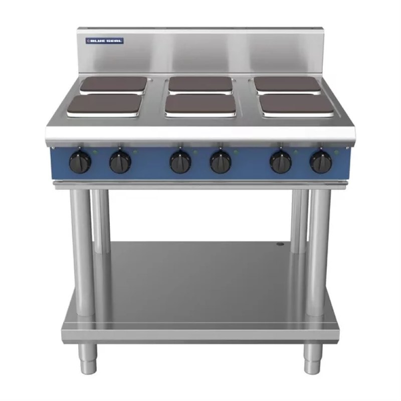 Blue Seal 6 Plate Free Standing Hob 15.6kW E516S-LS - islandcatering