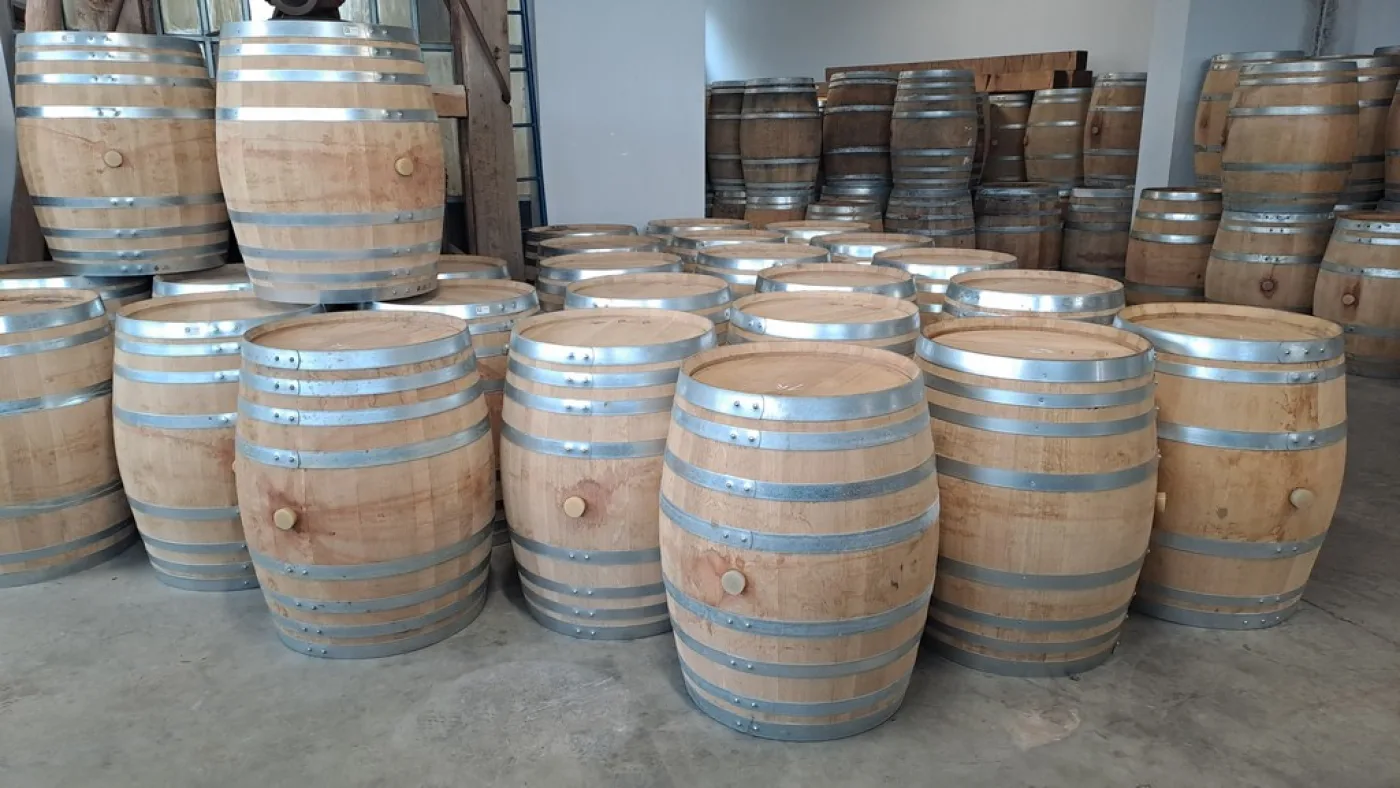 USED BARRELS LITERS 225/228, RED WINE OF FIRST-USE 12 MONTHS, SECOND-HAND EQUIPMENTS - 1