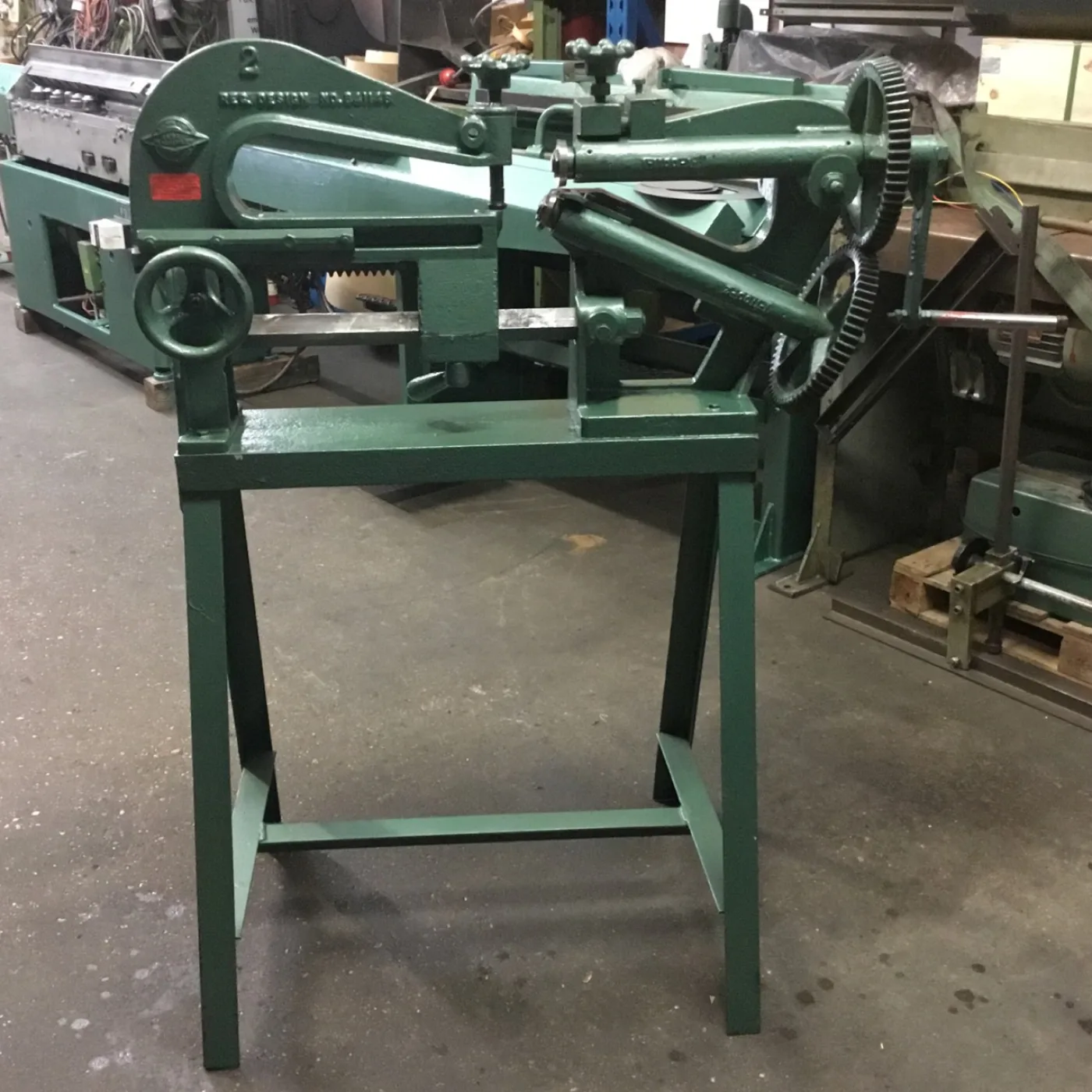 F J EDWARDS No. 2 Manual Circle Cutter - WNS - W. Neal Services Ltd - 1