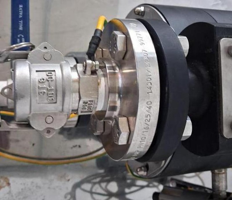 Metabo Pneumatic Diaphragm Pump Unit on Stainless Steel Frame