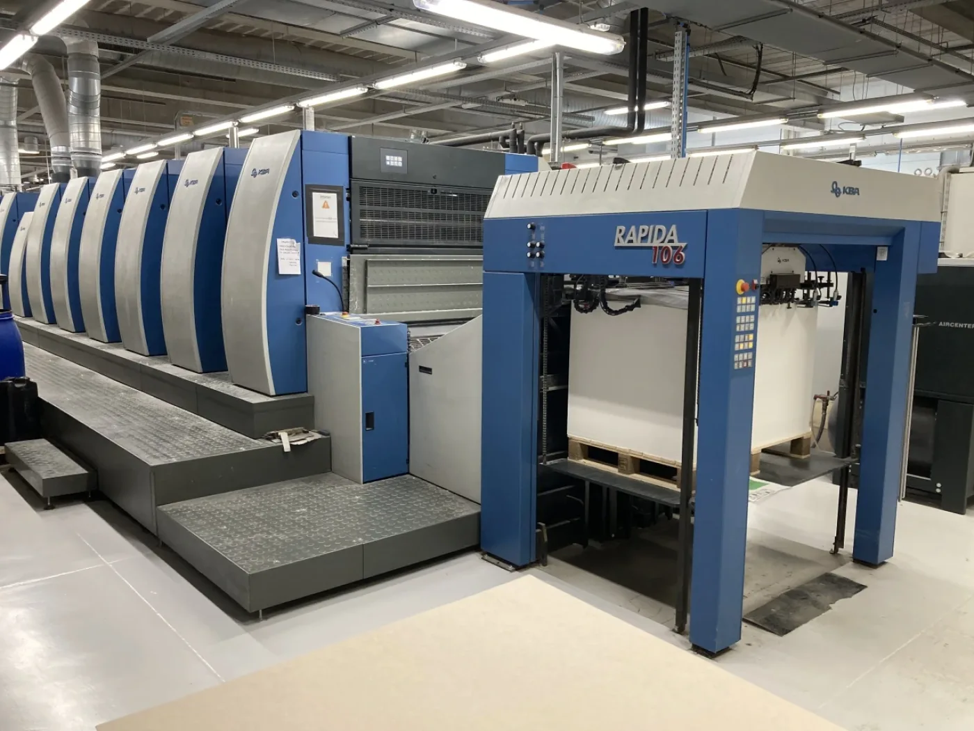 KBA Rapida 106-6-L-T-T-L offset printing press - 6