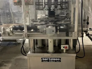 ROLLING MACHINE BERTOLASO 16 HEADS MOD. ZETA 126, AUTOMATIC FOR POLYLAMINATE CAPSULES, SECOND-HAND MACHINE