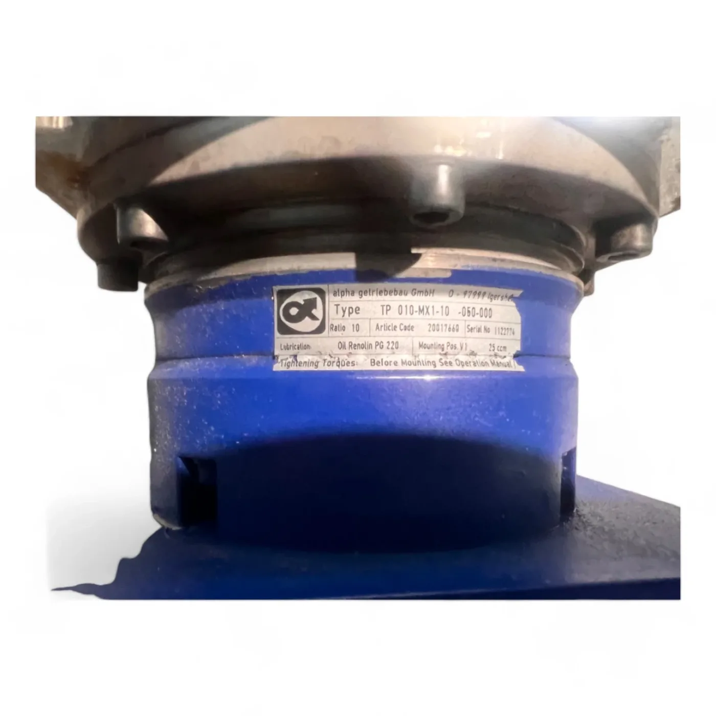 Siemens 1FK6060-6AF71-1TG0 Brushless Servomotor mit Alpha Getriebe TP 010-MX1-10-050-000 - 5