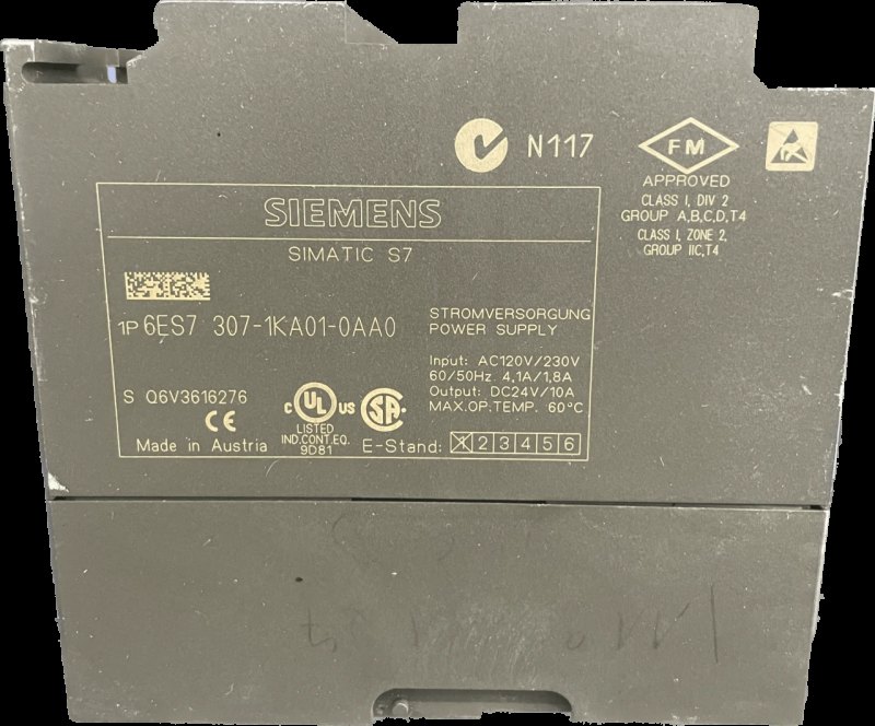 Siemens SIMATIC S7-300 6ES7307-1KA01-0AA0