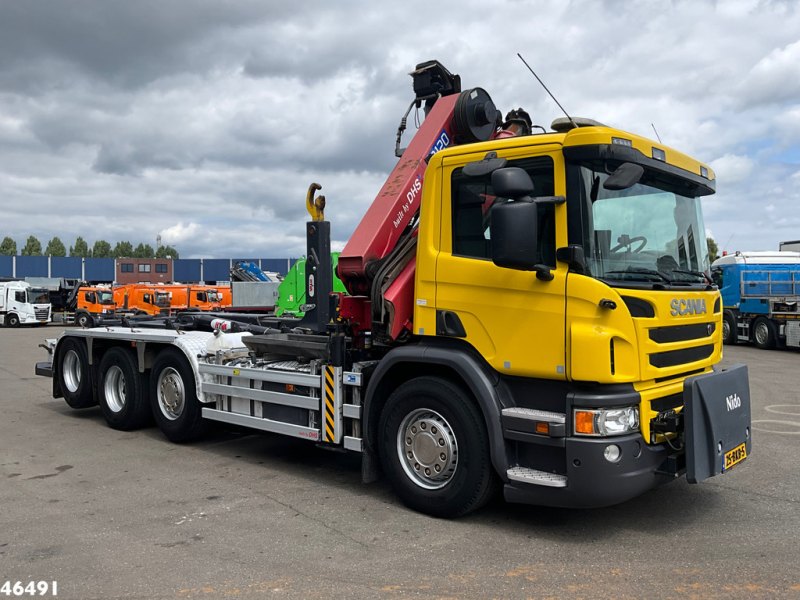 Scania P 450 Euro 6 HMF 21 Tonmeter laadkraan
