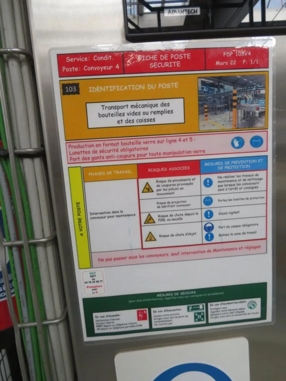 2015 Sipac Sipac Plastic Chain Conveyor System With Sipac Electrical Cabinet And Touch Screen Controller-Line 4