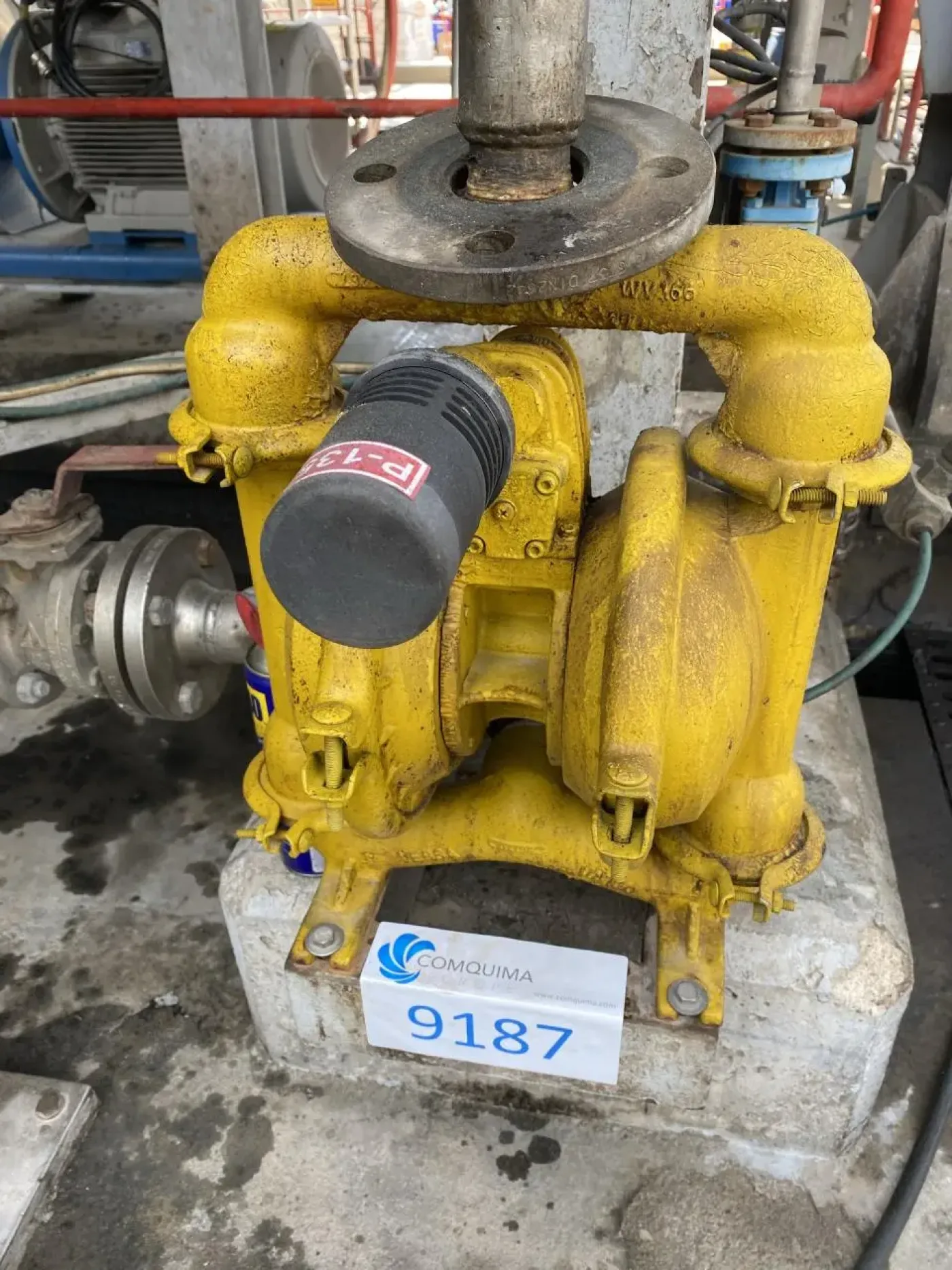 USED AODD VERSA-MATIC E4CA1R110-B AIR OPERATED DUAL DIAPHRAGM PUMP - 1