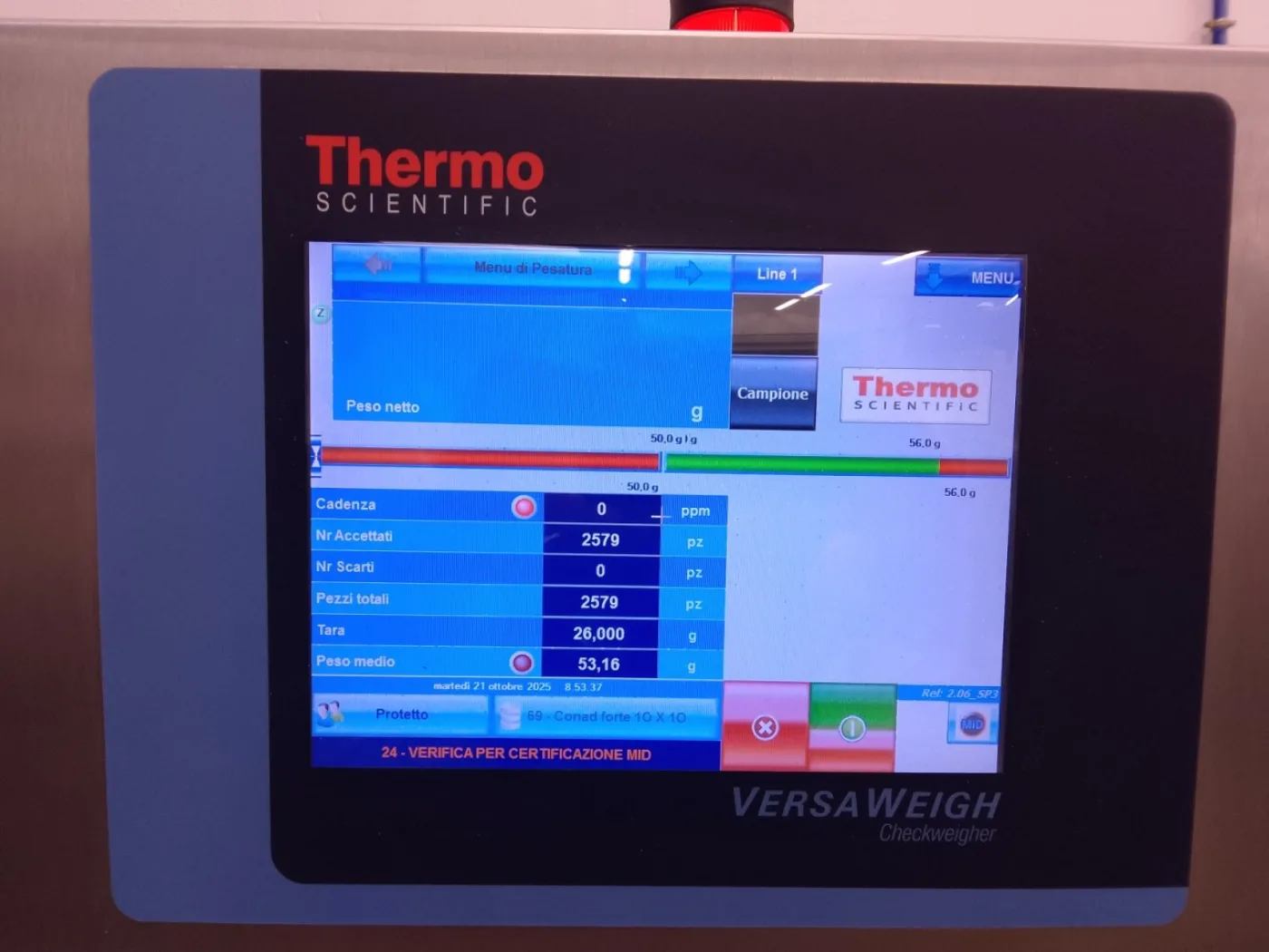 SELEZIONATRICE PONDERALE – THERMO RAMSEY – MOD.VERSA RX RXMO V312 - 5