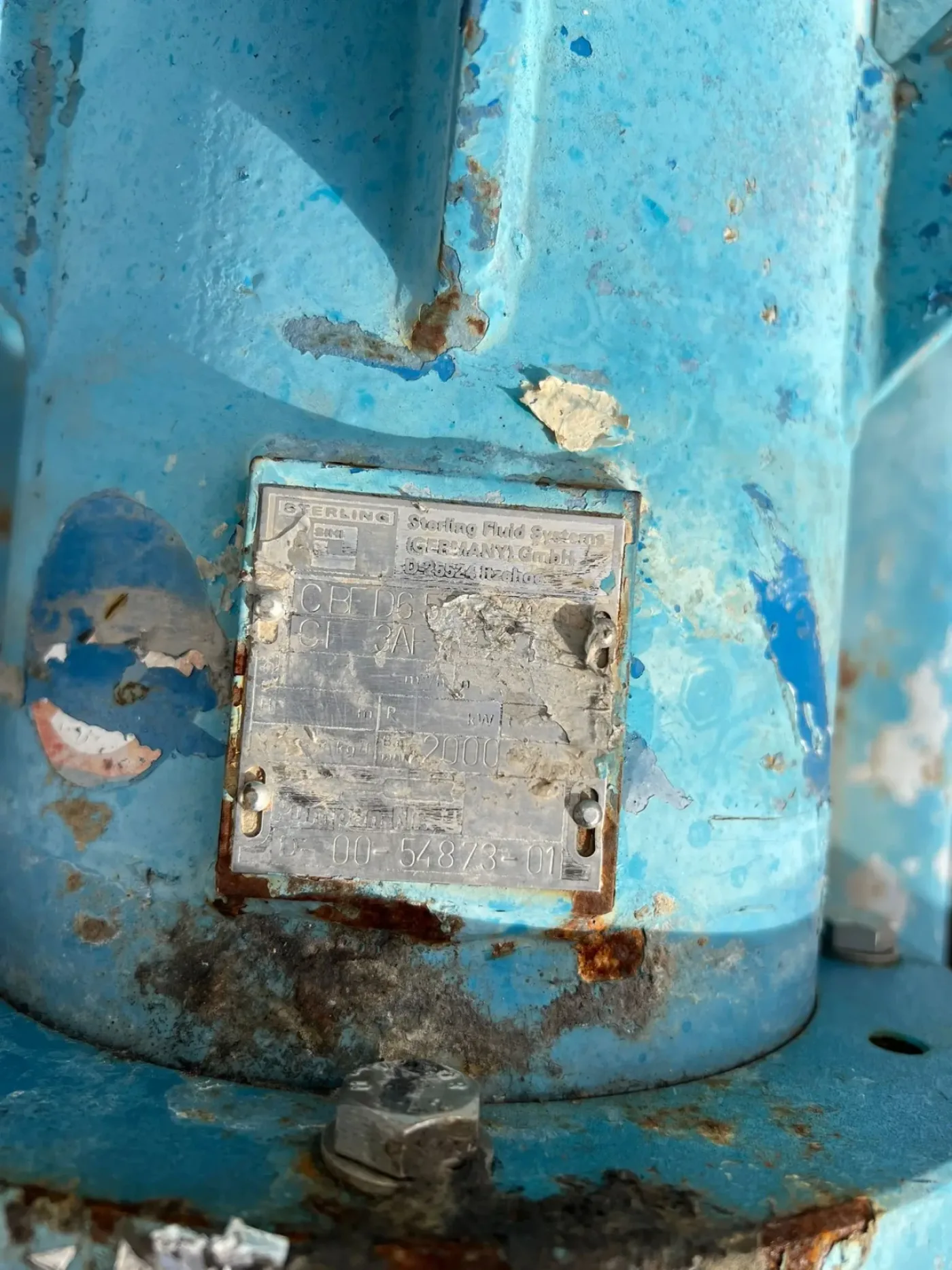 USED STERLING SIHI CBED CHEMICAL PROCESS CENTRIFUGAL PUMP - 6