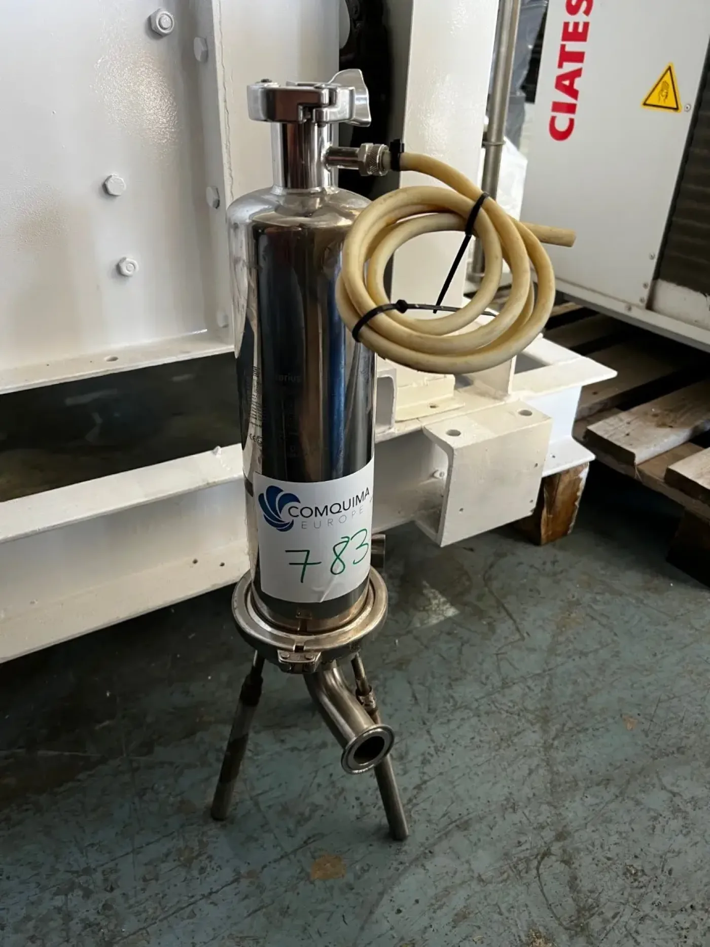 USED SARTORIUS 7P01QY25TCDFELB STAINLESS STEEL FILTER 3.6 LITERS - 7