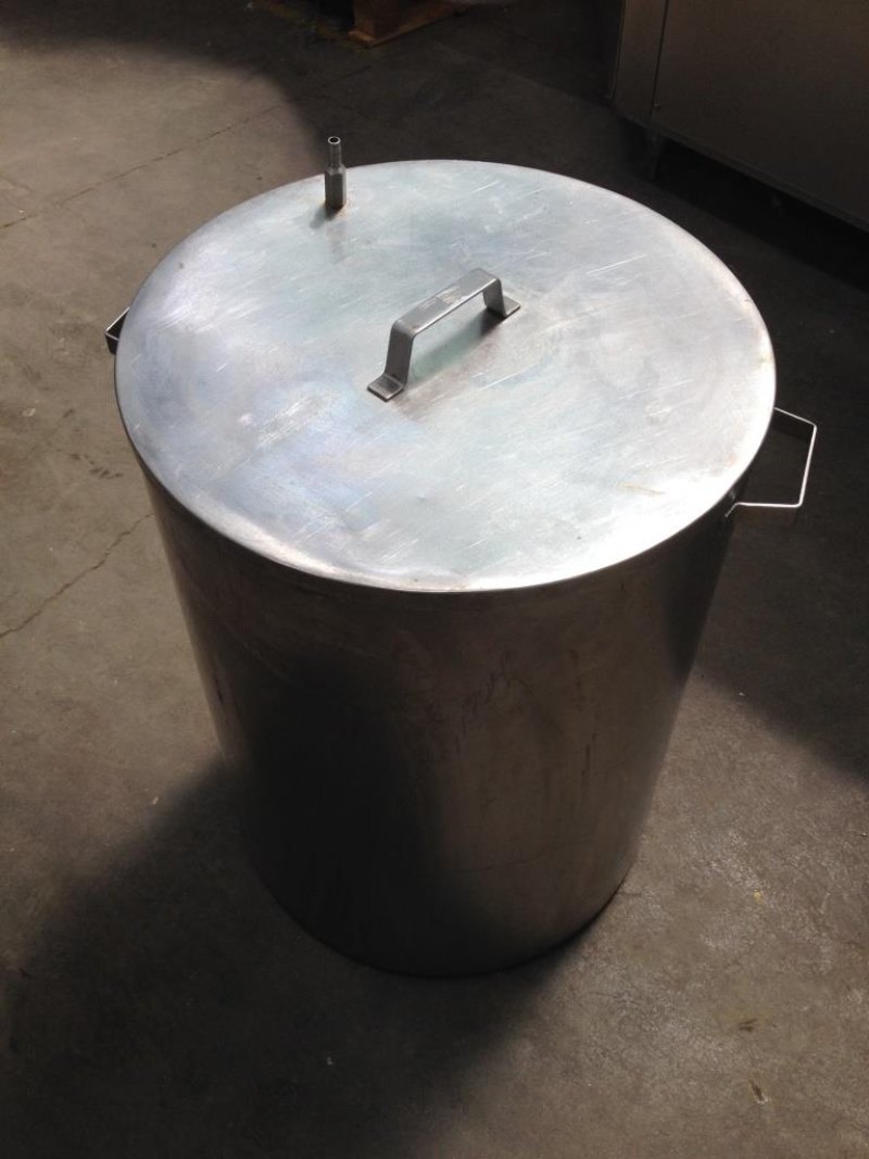 CONTENITORE IN ACCIAIO INOX MOD. 70 LITRI