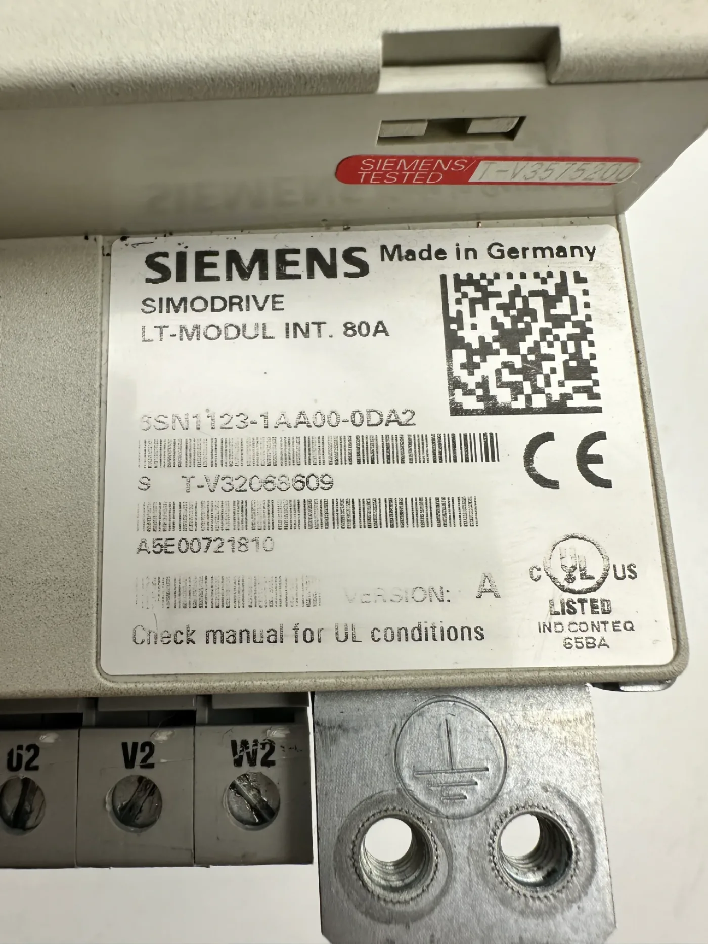 Siemens SIMODRIVE 611 6SN1123-1AA00-0DA2 / 6SN1118-0DM13-0AA1 - 5