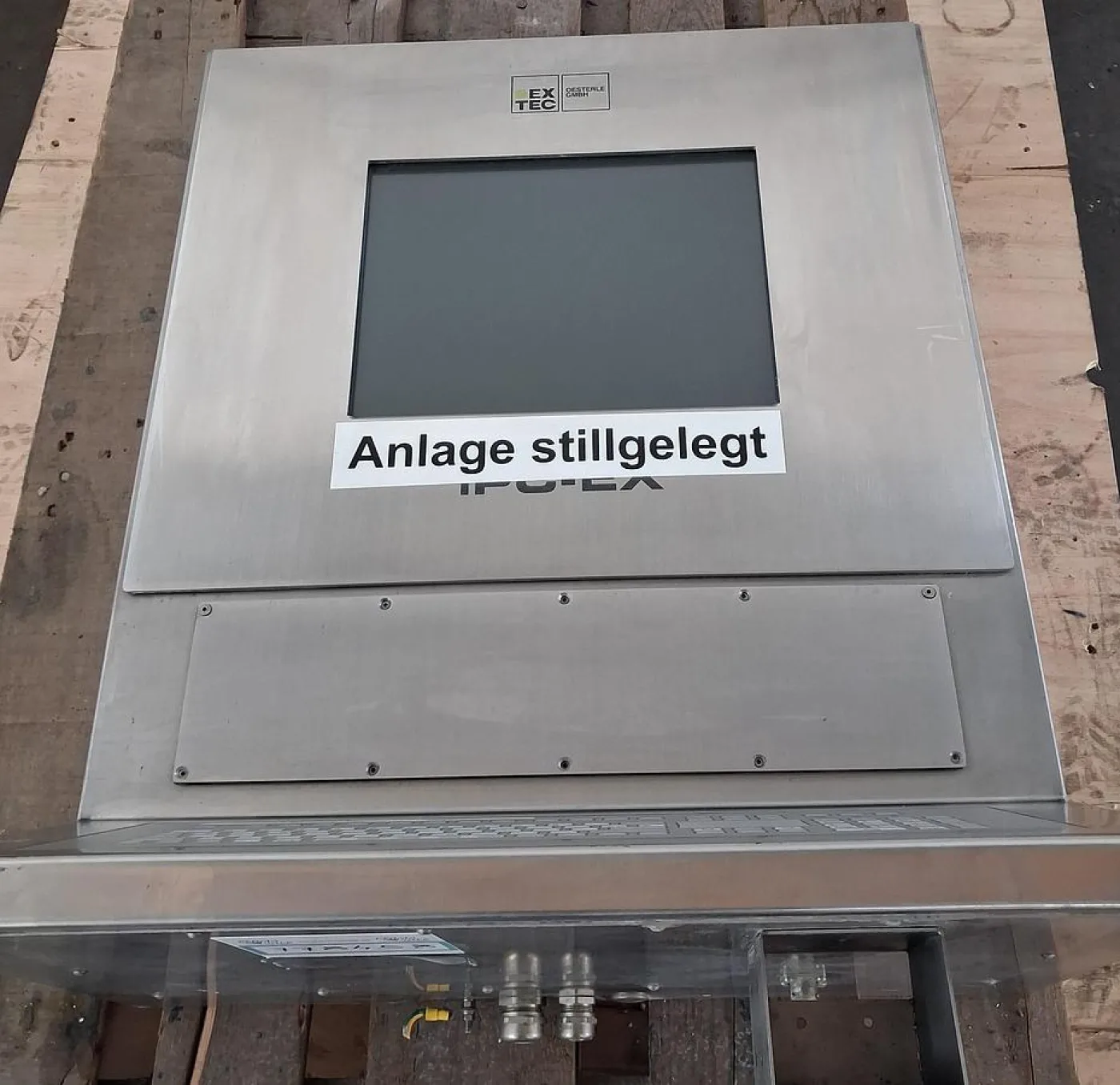 EX-TEC Edelstahl-Bedienpanel mit integriertem TFT-Display - 1