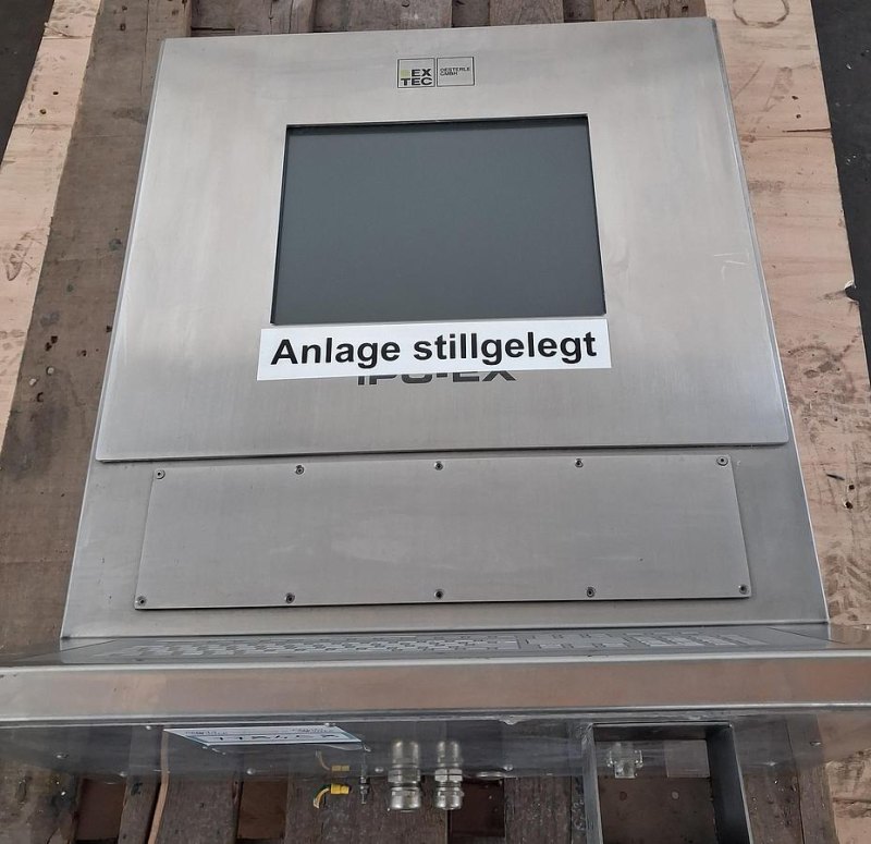 EX-TEC Edelstahl-Bedienpanel mit integriertem TFT-Display