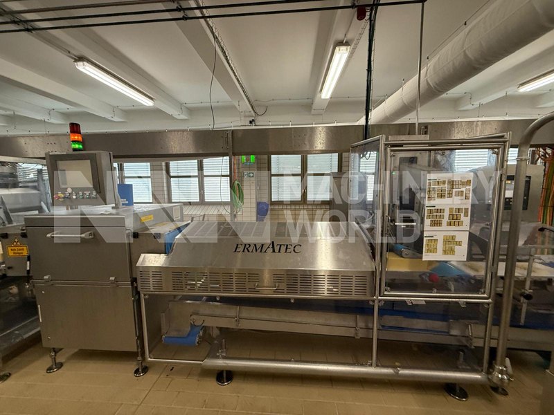 Ultrasonic Cheese Block Cutting & Inspection Line with Checkweigher & X-Ray System (Year 2008)