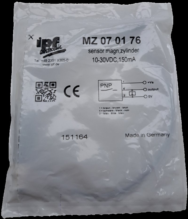 IPF Electronic Sensor Magnetisch, Zylinder MZ070176