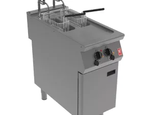 Falcon F900 Twin Pan, Twin Basket Electric Fryer on Feet E9342F2 - islandcatering