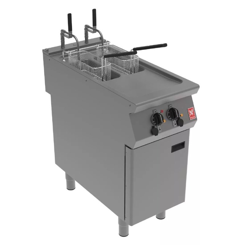 Falcon F900 Twin Pan, Twin Basket Electric Fryer on Feet E9342F2 - islandcatering