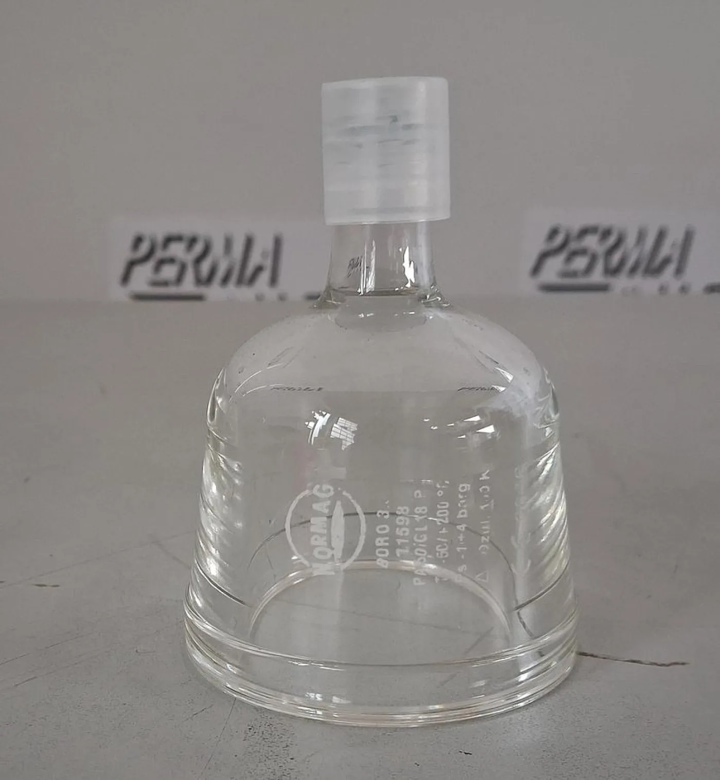 Normag Glasgefäß Rundkolben mit NS 45/40 Schliff - 2
