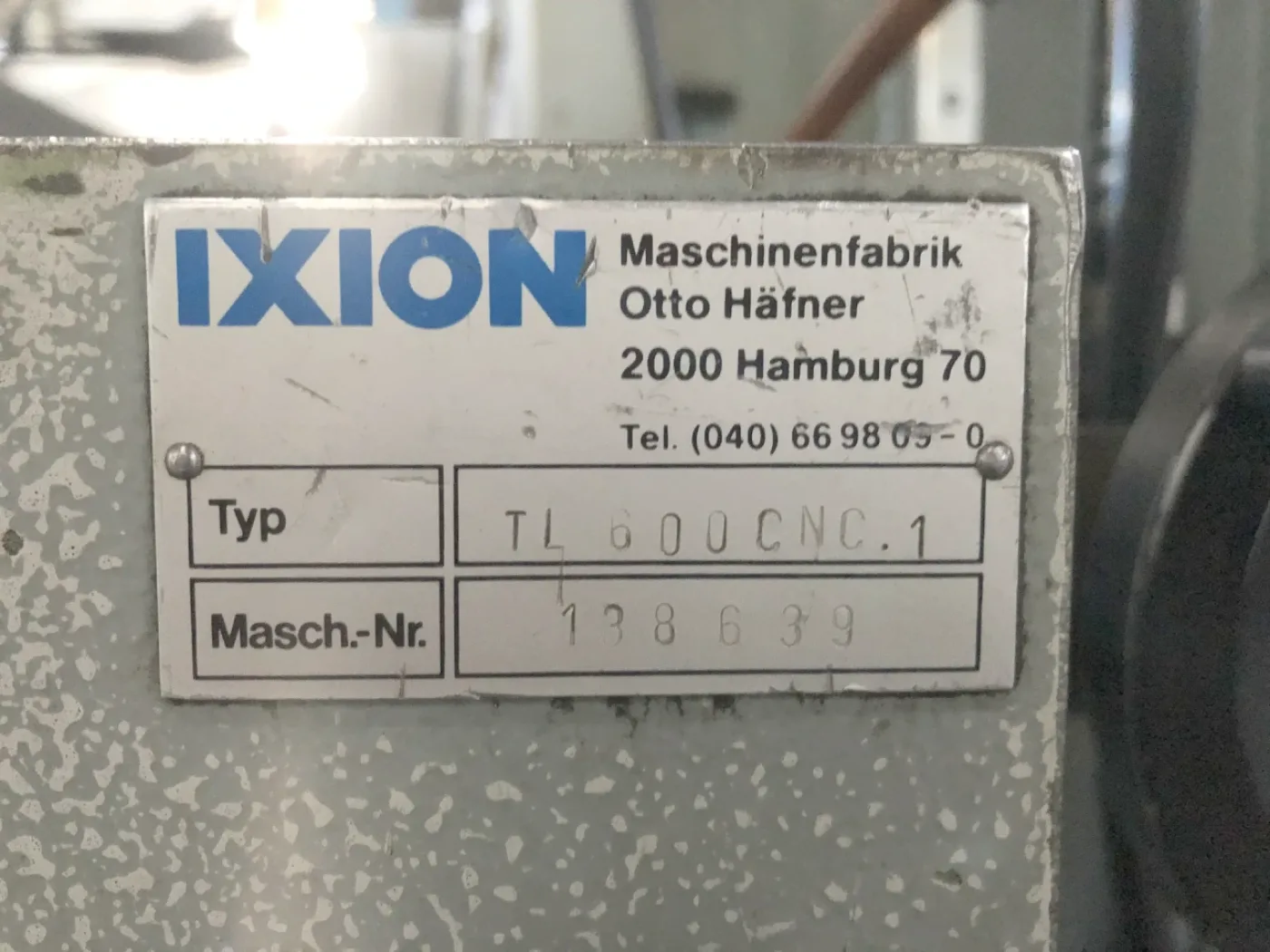 020395 - IXION TL 600 NC 1 - 7