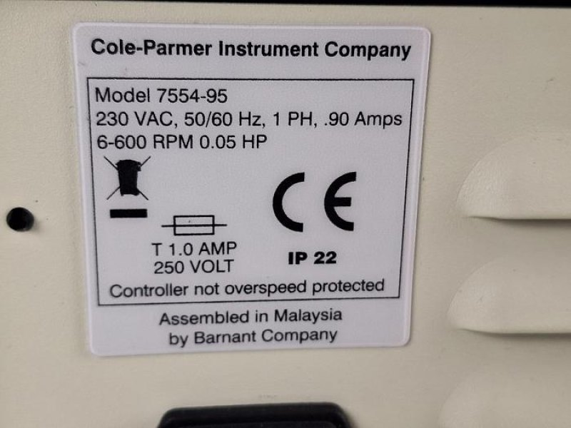 Cole Parmer Masterflex L/S 7554-95 Peristaltic Pump