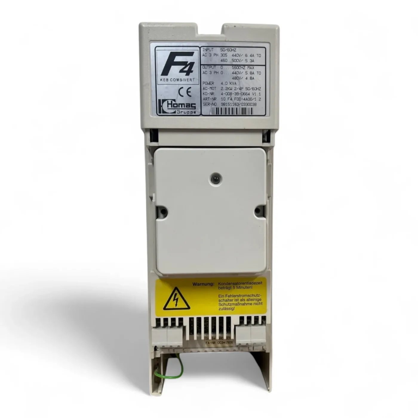 KEB HOMAGCombivert F4 10 F4 FOO-4A00/1.2 2,2 KW 4 kVA Art. 2-082-01-0048 - 2