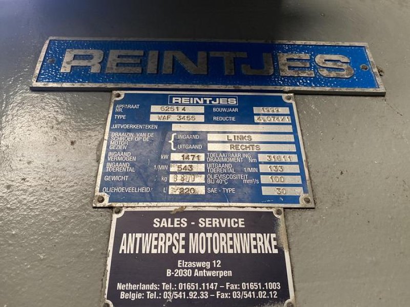 REINTJES WAF 3455 GEARBOX