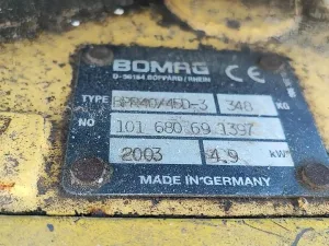 2003 Bomag Reversierbare Vibrationsplatte BPR 40/45 D-3