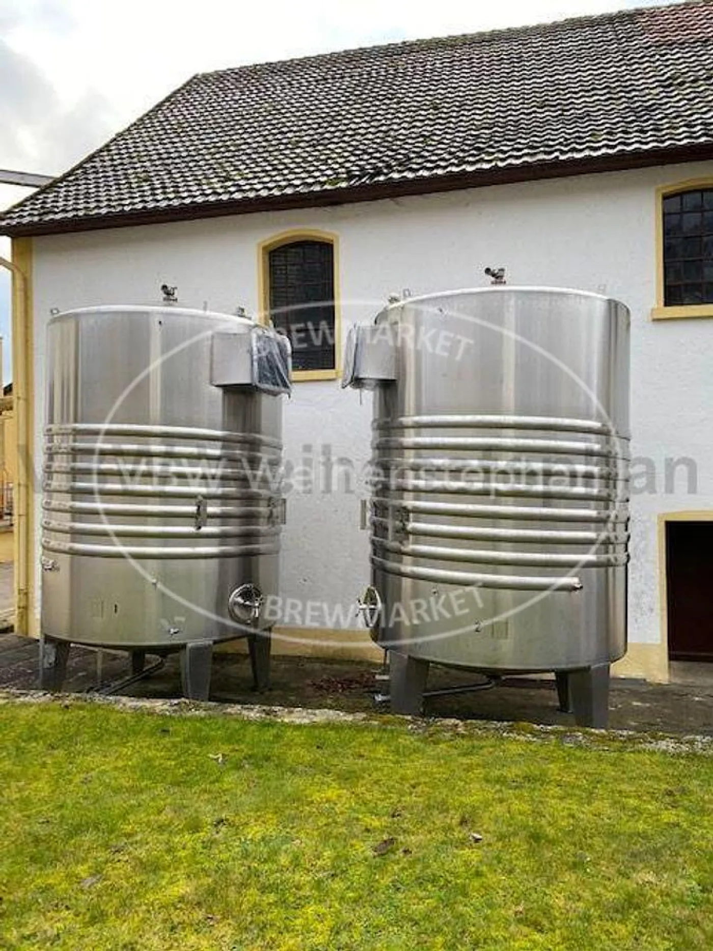 wheat beer fermentation tanks - 2