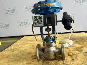 2023 ARCA Regler GmbH / Siemens Pneumatic Globe Control Valve Assembly with Smart Positioner