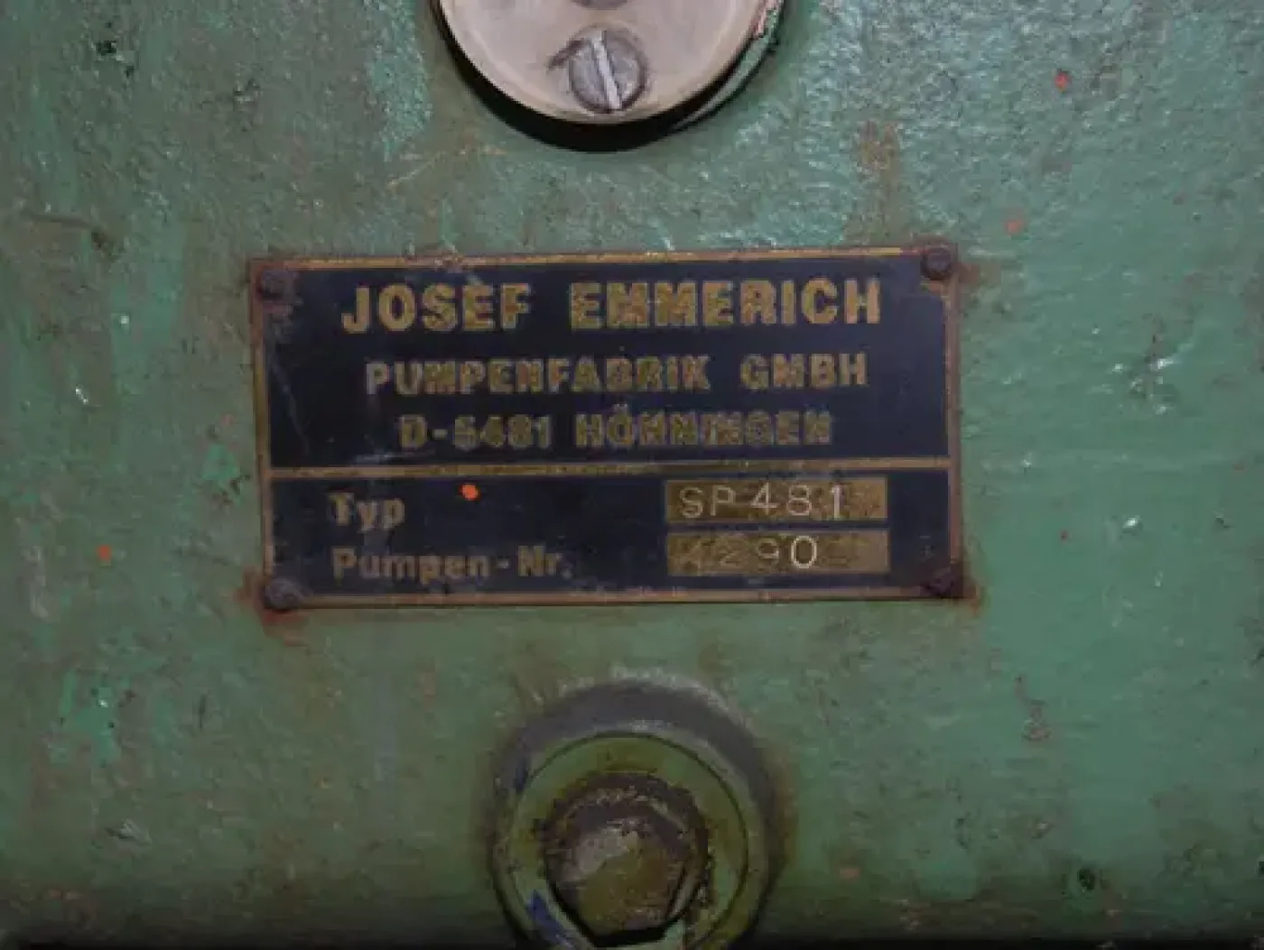 USED EMMERICH SP481 DIAPHRAGM PUMP - 8