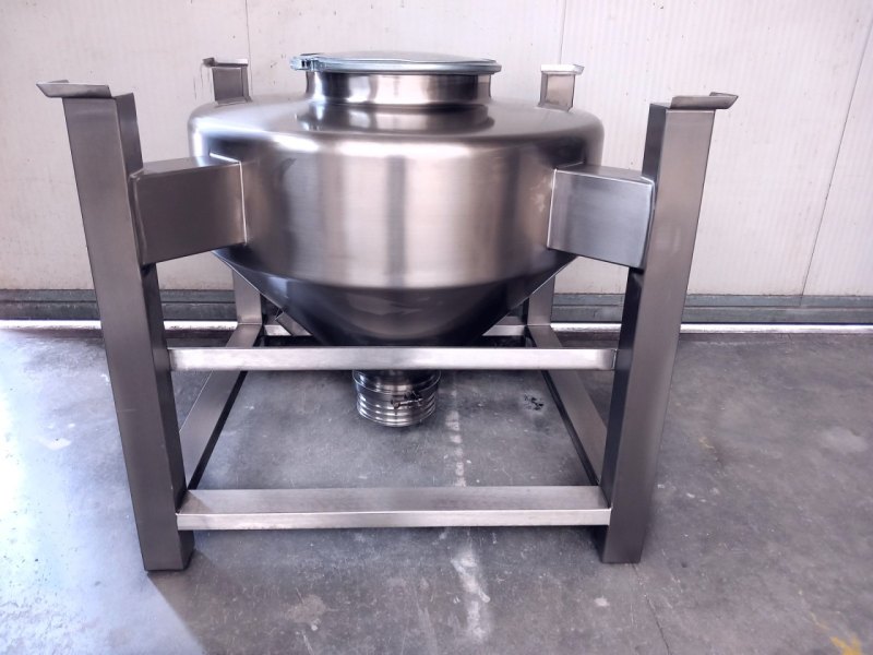 BIN ACCIAIO IBC (CONTENITORE PER MERCE SFUSA) – TAIM – MOD. 250 L