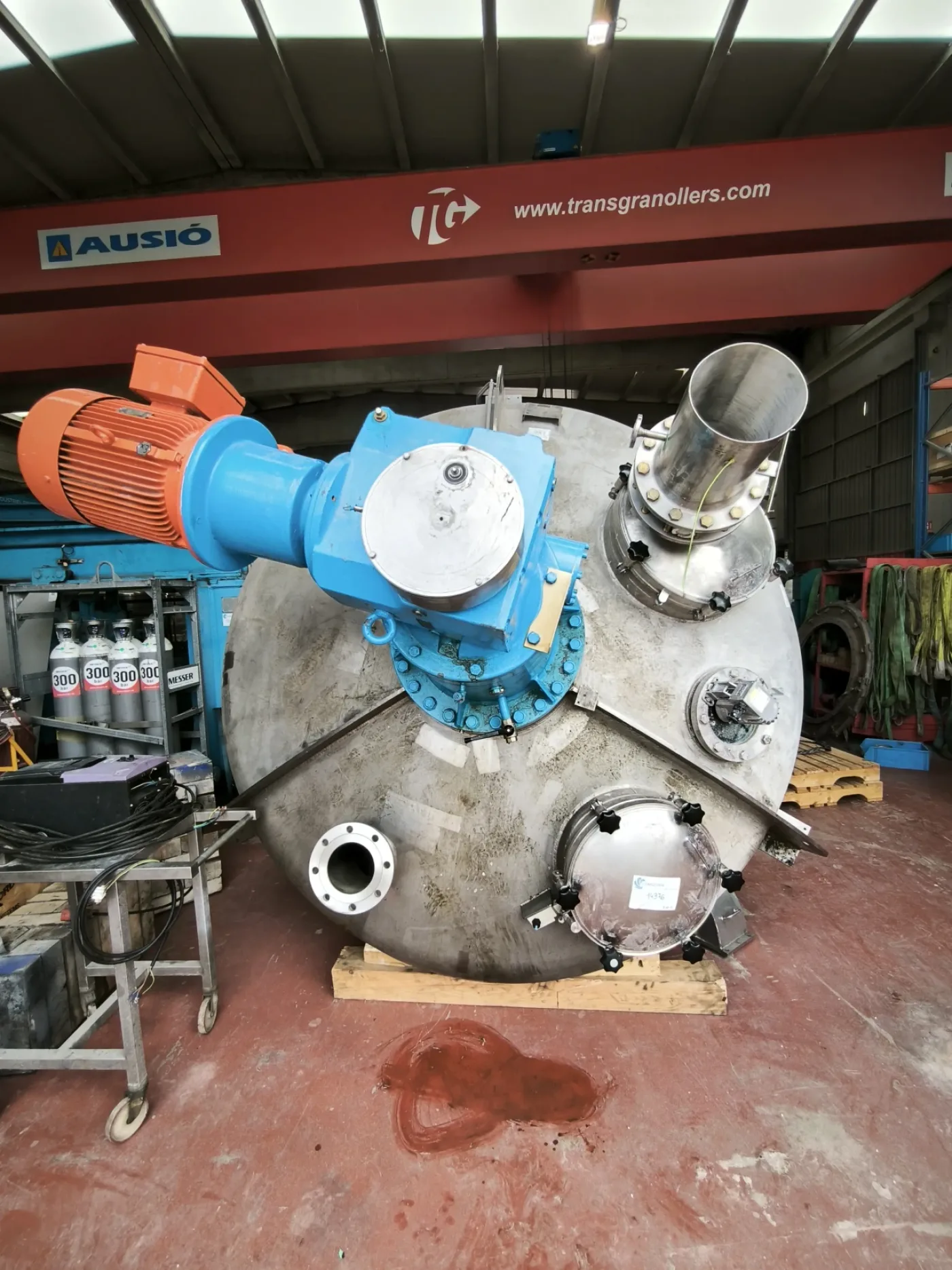 A.BOLTZ M2138 NAUTA MIXER STAINLESS STEEL 9,250 LITERS ATEX - 5