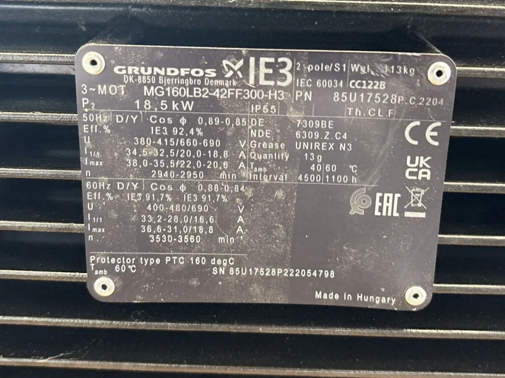 Grundfos CRN20-17 EO-P-A-E-HQQE - Centrifugal Pump