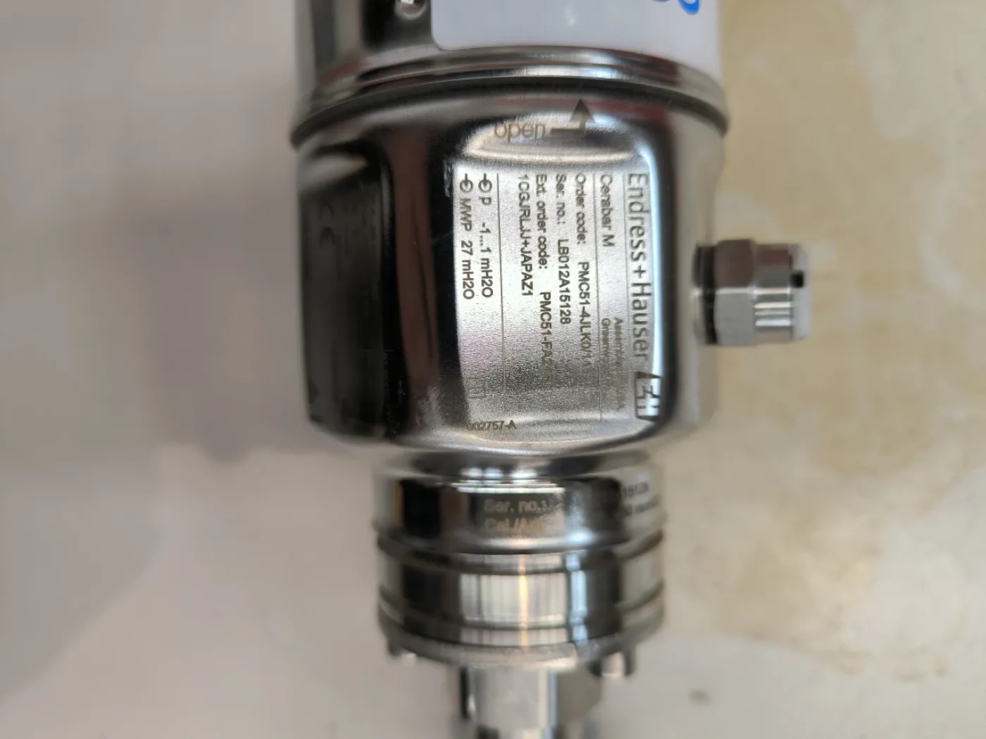 DIFFERENTIAL PRESSURE TRANSMITTER ENDRESS HAUSER CERABAR M STAINLESS STEEL 316L UNUSED - 5