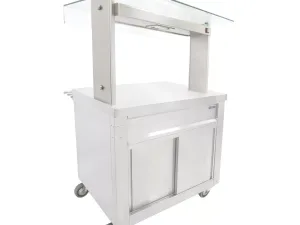 Parry Flexi-Serve Ambient Cupboard with Plain Top and Led Illuminated Gantry FS-A2PACK - islandcatering