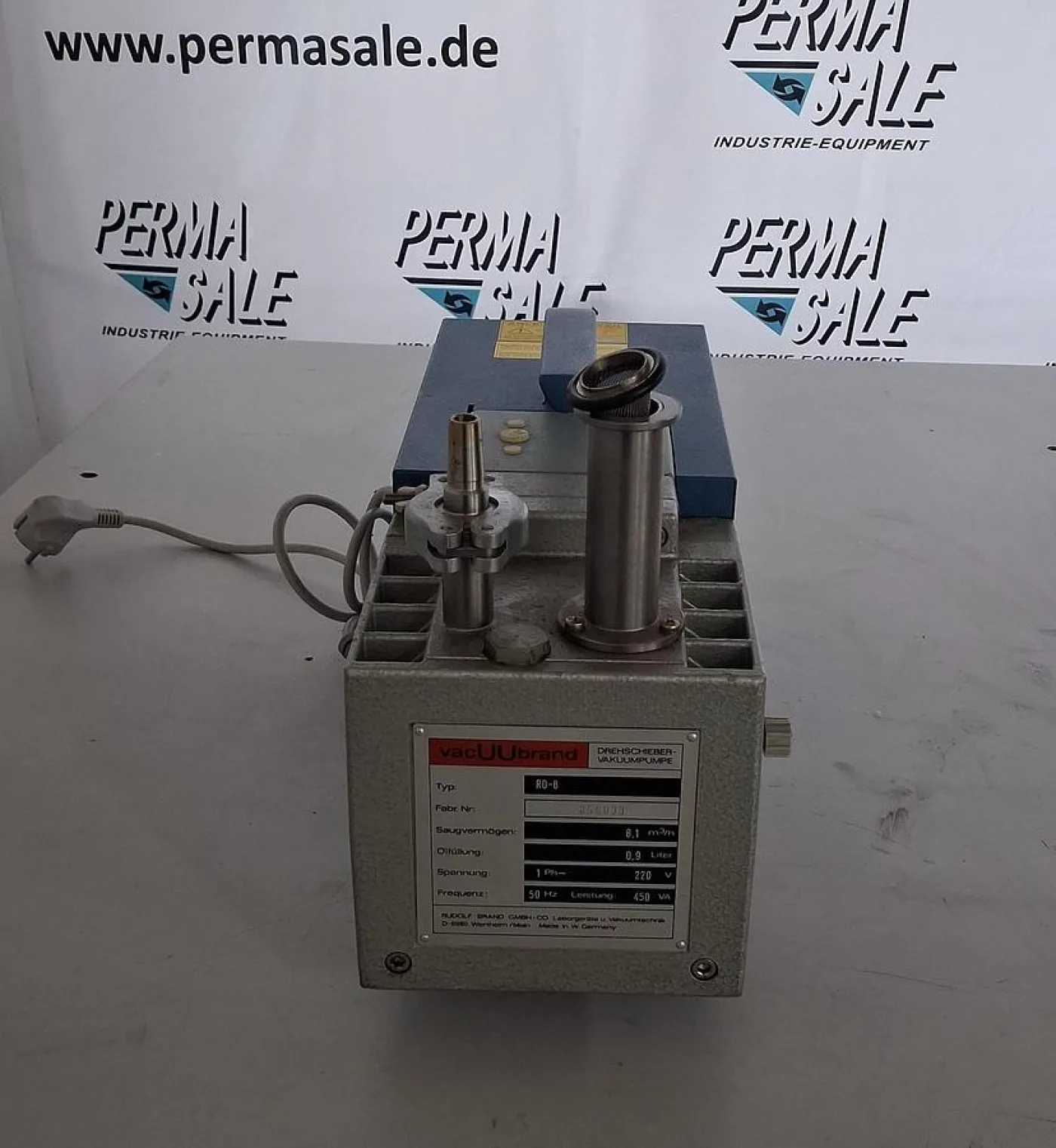 Vacuubrand Drehschieber-Vakuumpumpe vacUUBrand RD-8 - 4