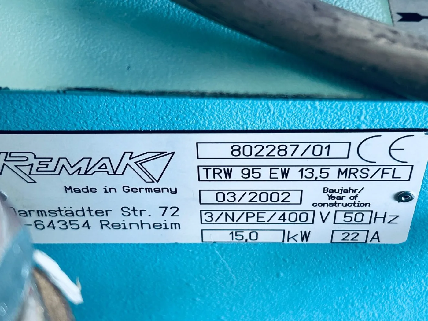 Remak Tempariergerät TRW 95 EW 13,5 MRS/FL - 5
