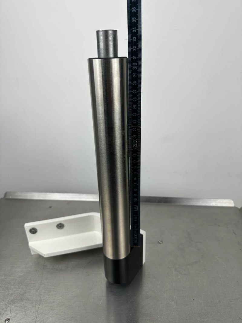 Kolposkophalterung / Geräteaufnahme für Gynäkologiestuhl, Edelstahl 31cm