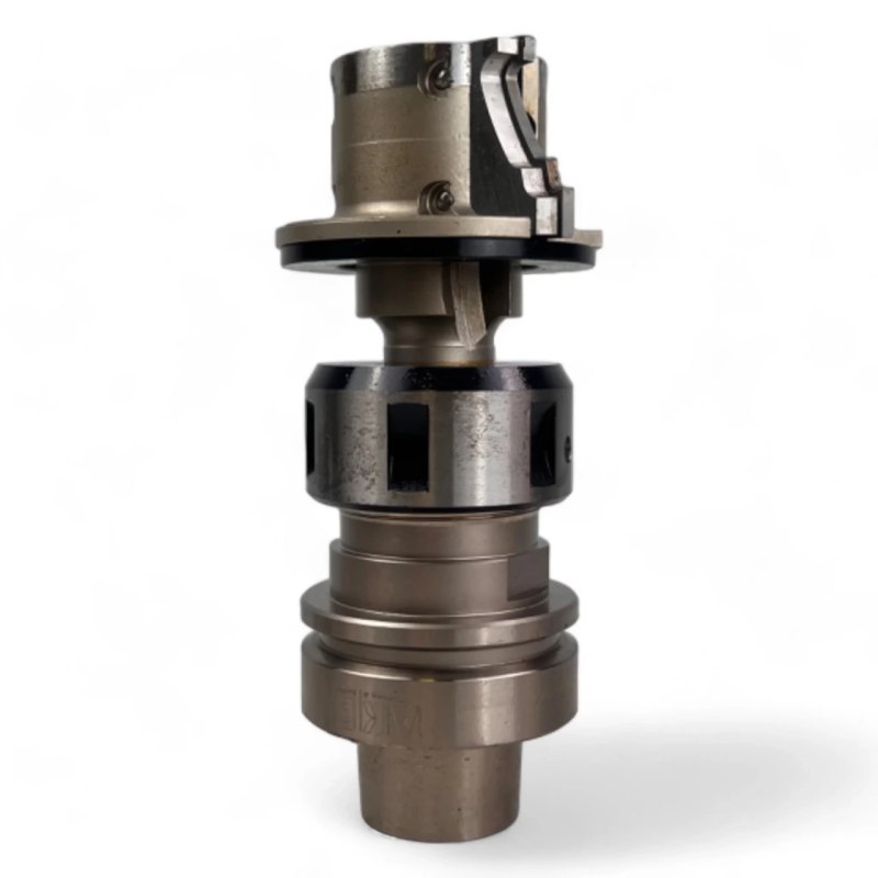 HSK 63 F Spannzangenfutter mit Spannzange und HW Wechselplatten Profilfräser Ø 76 mm B=40 mm , Z=2