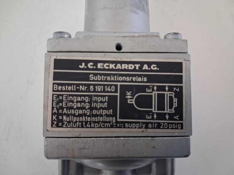 J.C. Eckardt A.G. Subtraktionsrelais Bestell-Nr. 6 191 140