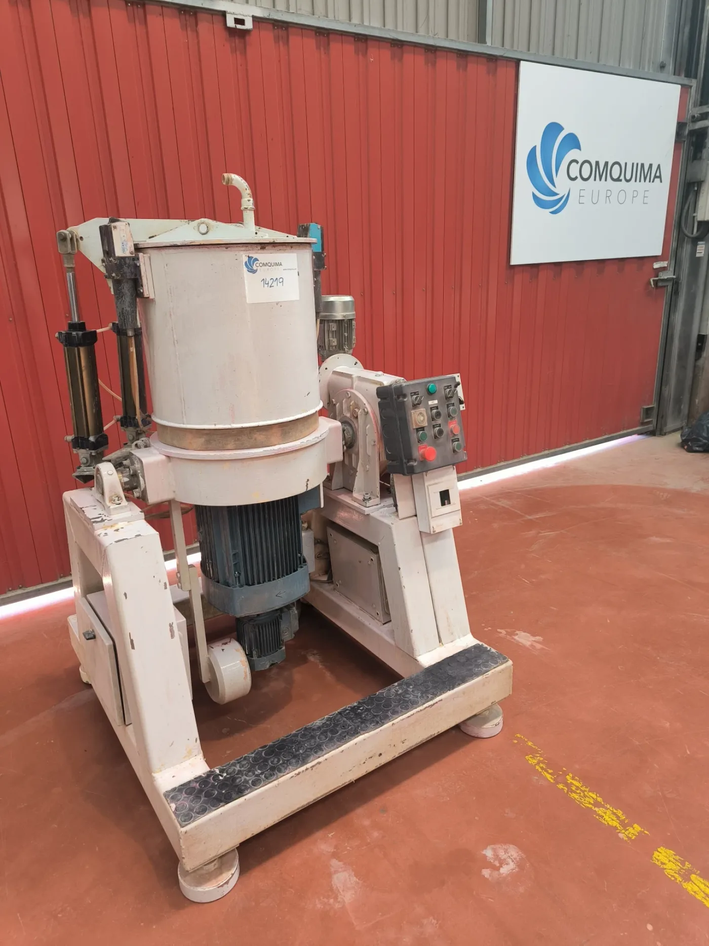 GRINDER MILL STAINLESS STEEL 50 LITERS WITH JACKET, TILTING DISCHARGE AND CONTROL PANEL - 6
