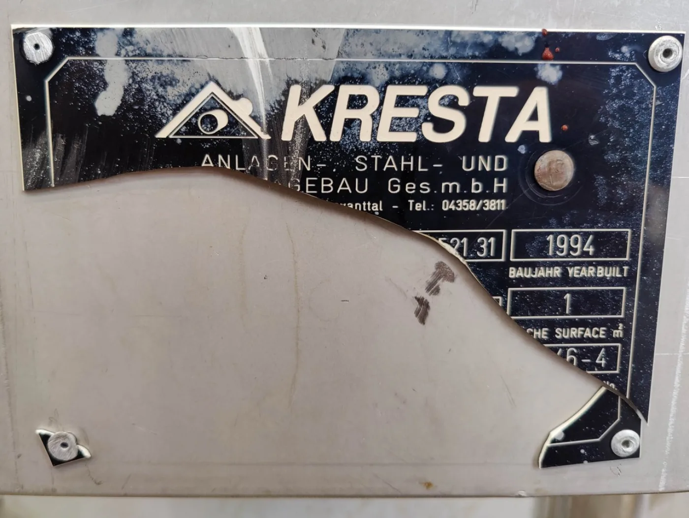 Kresta 250 Ltr. - Pressure vessel - 3