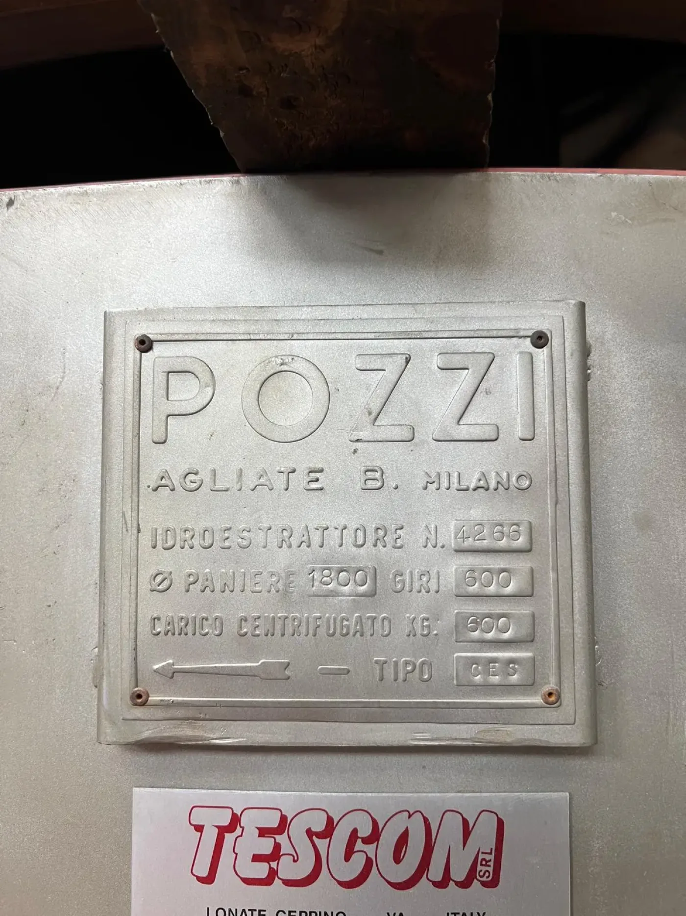 POZZI 1800 CENTRIFUGE - 1