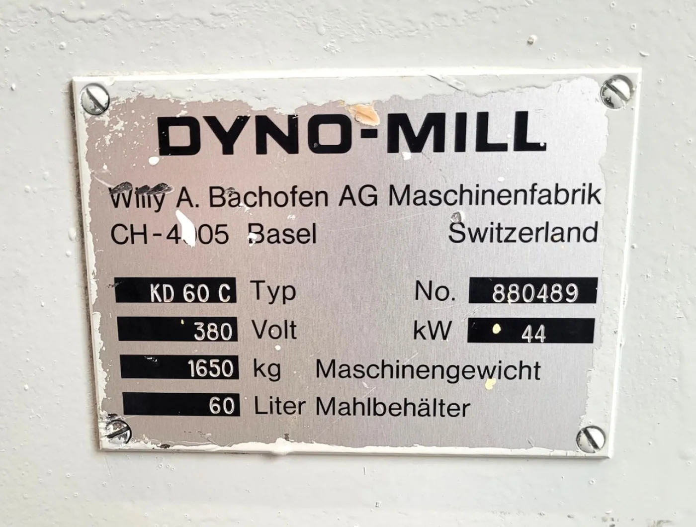 Dynomill KD60C - Sand mill - 4