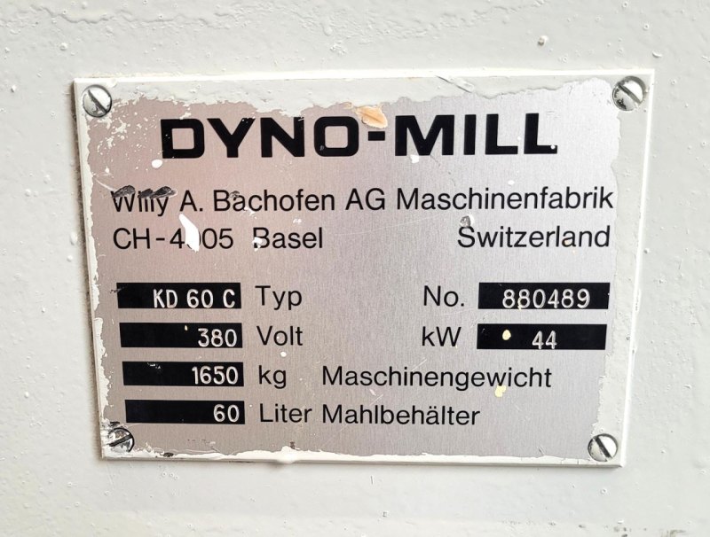 Dynomill KD60C - Sand mill
