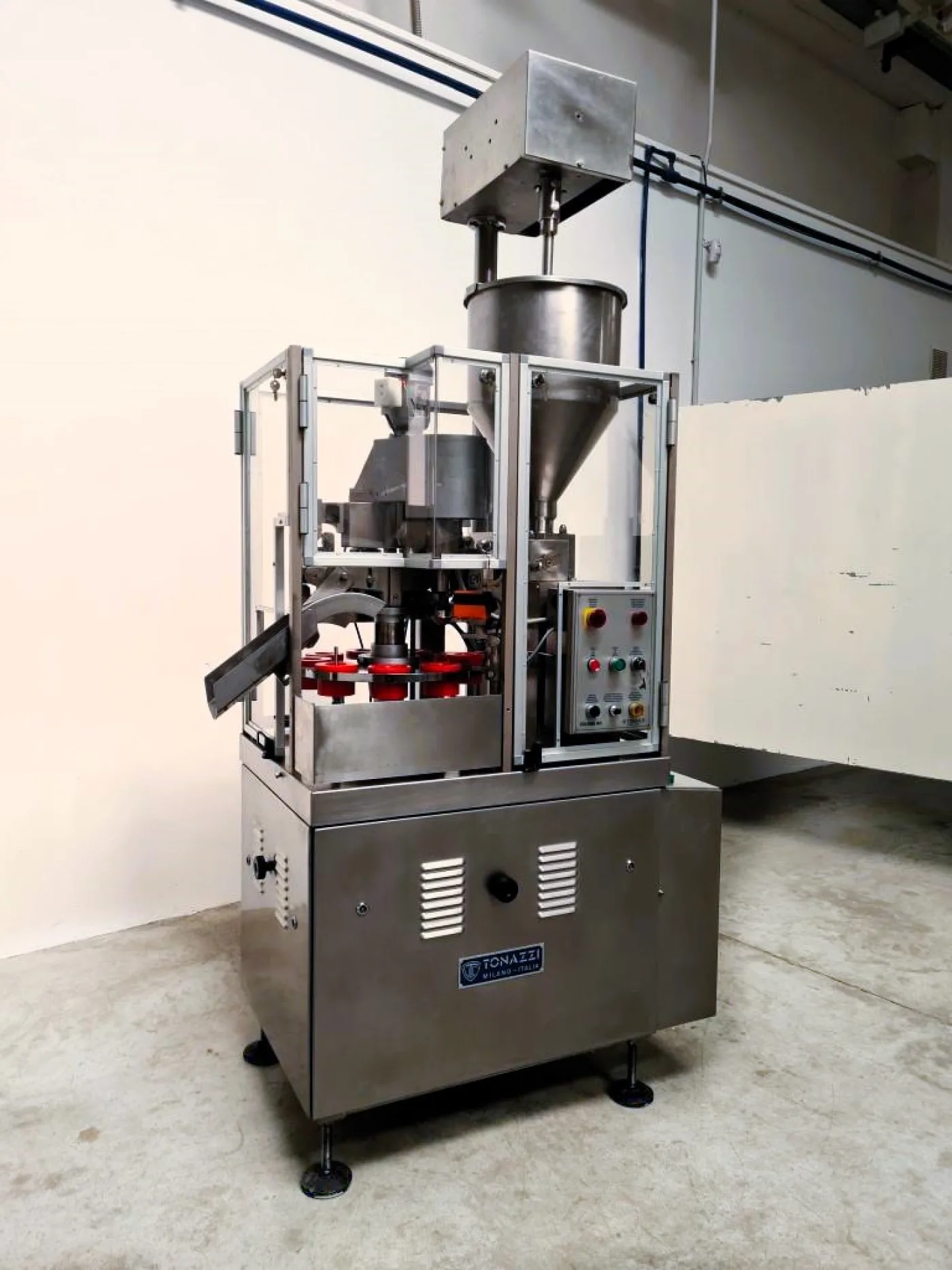 INTUBETTATRICE PER TUBETTI IN PLASTICA – TONAZZI – MOD. COLIBRI 40 - 7