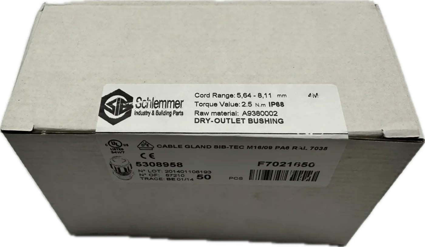 Schlemmer Kabelverschraubung 5308958 SIB-TEC Metric M16x1,5/9 - 2