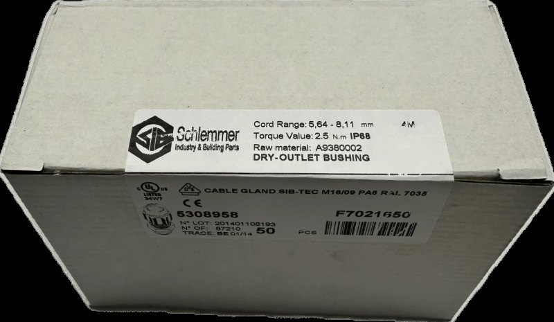 Schlemmer Kabelverschraubung 5308958 SIB-TEC Metric M16x1,5/9